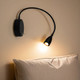 Black Bedside Lamp 3W 80lm IP20 4000K 300mm Black Bedside Lamp 3W 80lm IP20 4000K 300mm
